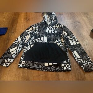 Adidas unisex pullover hoodie … size large 14/16